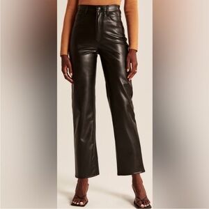 Abercrombie & Fitch Black Straight Leg Jeans